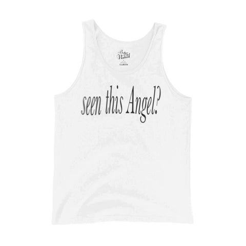 Seen This Angel? Unisex Tank Top